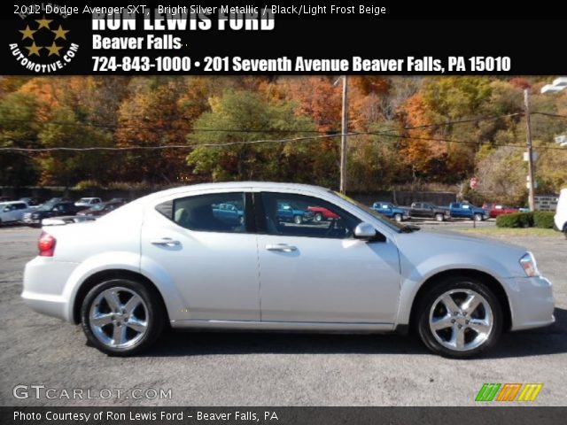 2012 Dodge Avenger SXT in Bright Silver Metallic