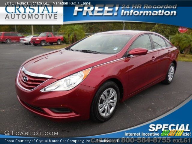 2011 Hyundai Sonata GLS in Venetian Red