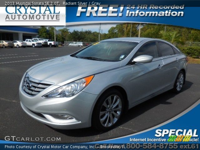 2013 Hyundai Sonata SE 2.0T in Radiant Silver