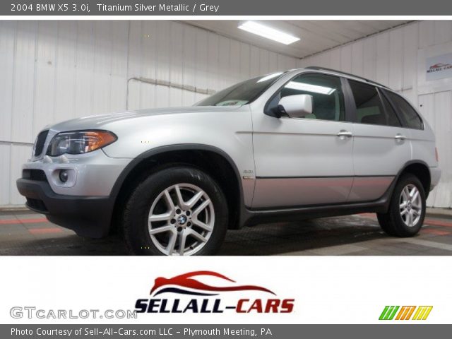 2004 BMW X5 3.0i in Titanium Silver Metallic