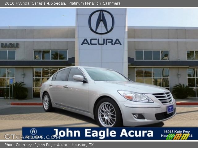 2010 Hyundai Genesis 4.6 Sedan in Platinum Metallic