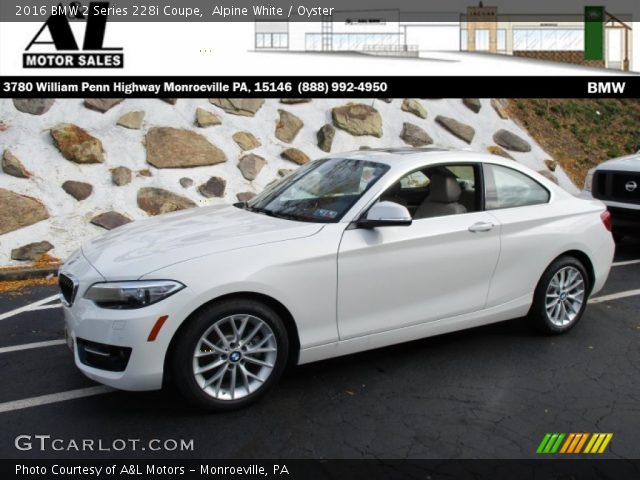 2016 BMW 2 Series 228i Coupe in Alpine White