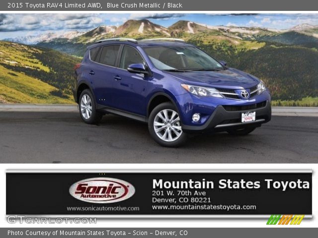 2015 Toyota RAV4 Limited AWD in Blue Crush Metallic
