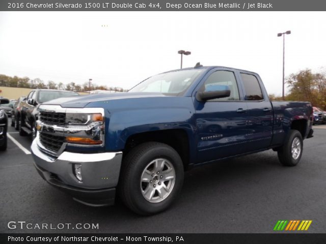 2016 Chevrolet Silverado 1500 LT Double Cab 4x4 in Deep Ocean Blue Metallic