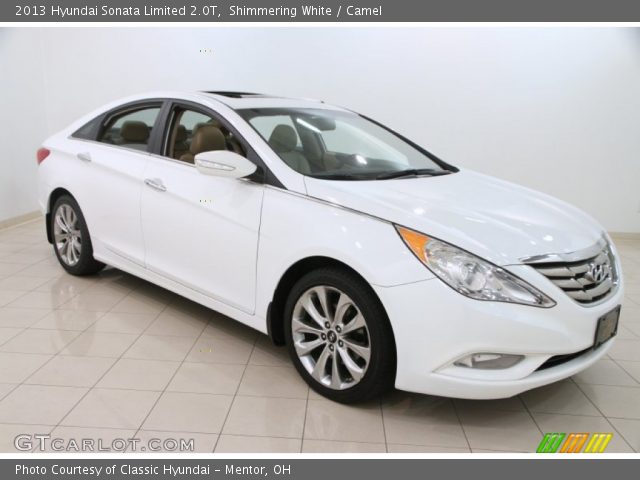 2013 Hyundai Sonata Limited 2.0T in Shimmering White