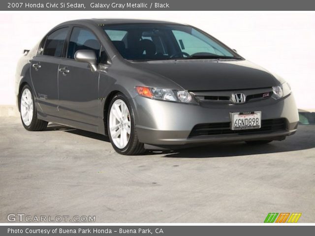 2007 Honda Civic Si Sedan in Galaxy Gray Metallic