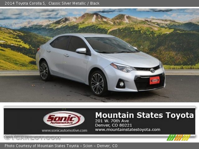 2014 Toyota Corolla S in Classic Silver Metallic
