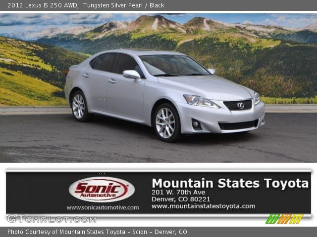 2012 Lexus IS 250 AWD in Tungsten Silver Pearl