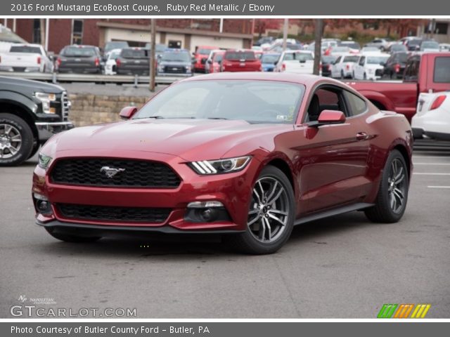 2016 Ford Mustang EcoBoost Coupe in Ruby Red Metallic