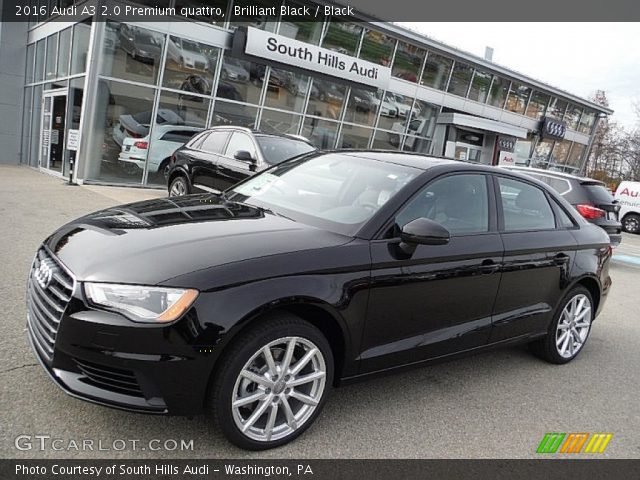 2016 Audi A3 2.0 Premium quattro in Brilliant Black