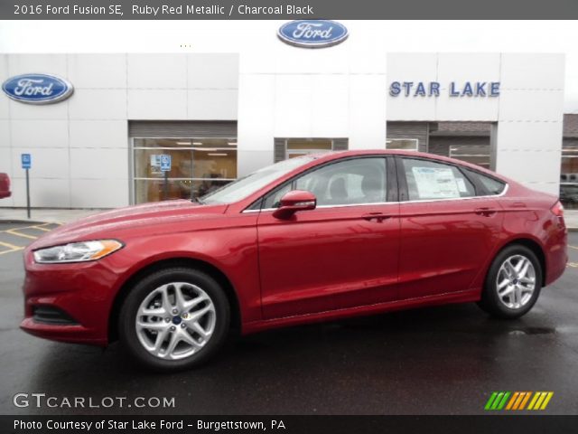 2016 Ford Fusion SE in Ruby Red Metallic