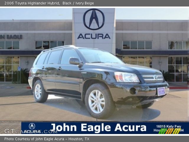 2006 Toyota Highlander Hybrid in Black