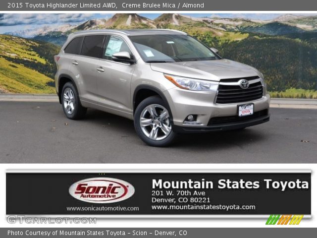 2015 Toyota Highlander Limited AWD in Creme Brulee Mica