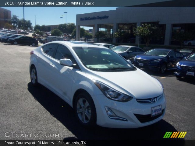 2016 Hyundai Elantra Value Edition in White
