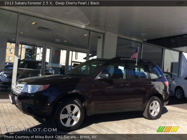 2013 Subaru Forester 2.5 X in Deep Cherry Pearl