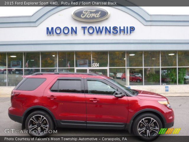 2015 Ford Explorer Sport 4WD in Ruby Red