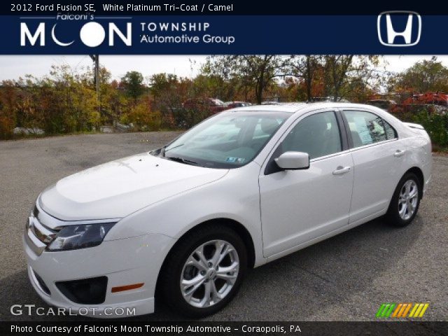 2012 Ford Fusion SE in White Platinum Tri-Coat