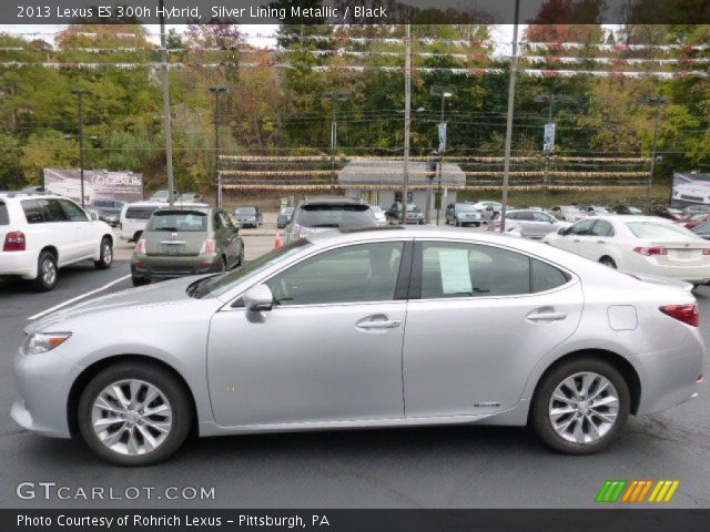 2013 Lexus ES 300h Hybrid in Silver Lining Metallic