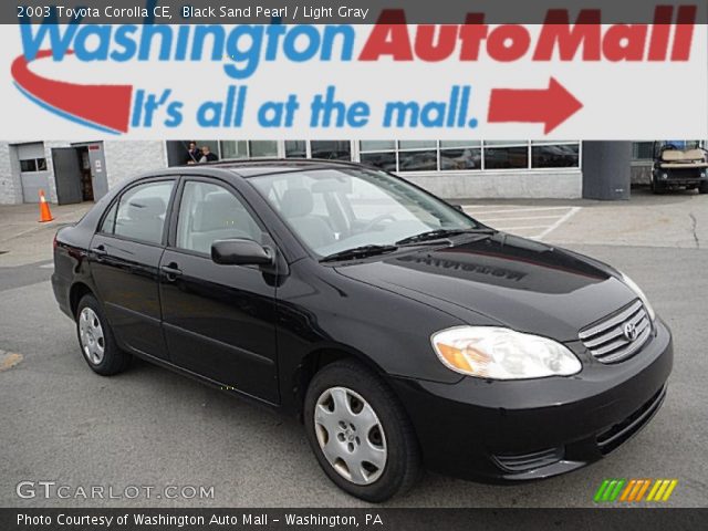 2003 Toyota Corolla CE in Black Sand Pearl