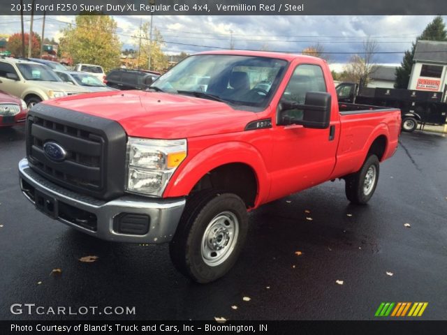 2015 Ford F250 Super Duty XL Regular Cab 4x4 in Vermillion Red