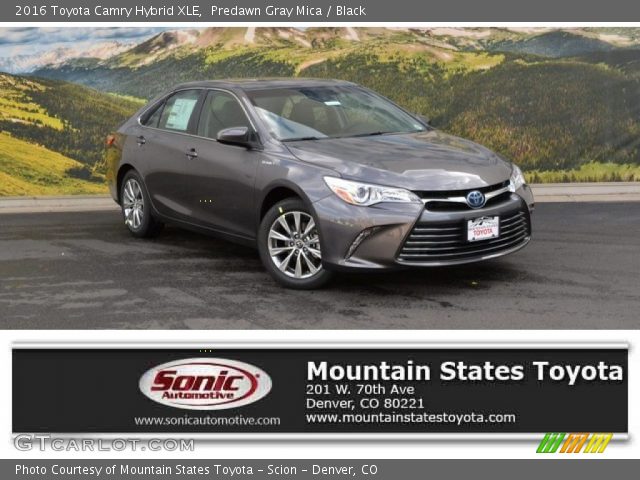 2016 Toyota Camry Hybrid XLE in Predawn Gray Mica