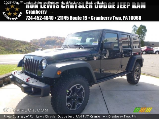 2016 Jeep Wrangler Unlimited Rubicon Hard Rock 4x4 in Black
