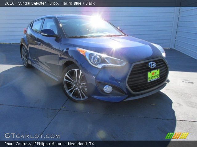 2016 Hyundai Veloster Turbo in Pacific Blue