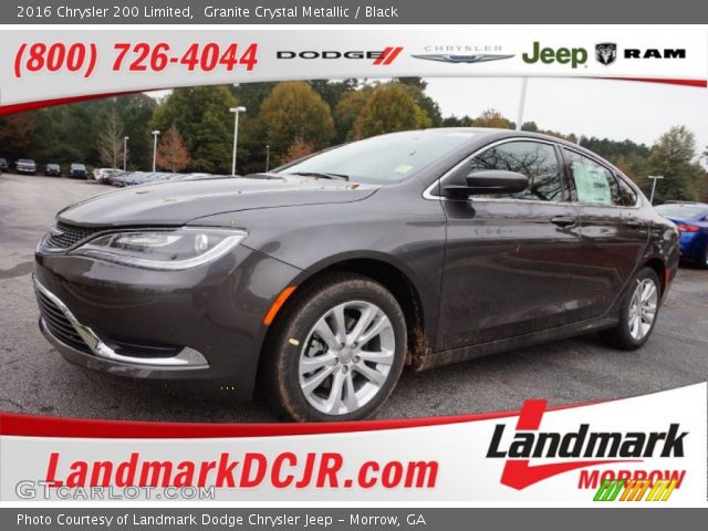 2016 Chrysler 200 Limited in Granite Crystal Metallic