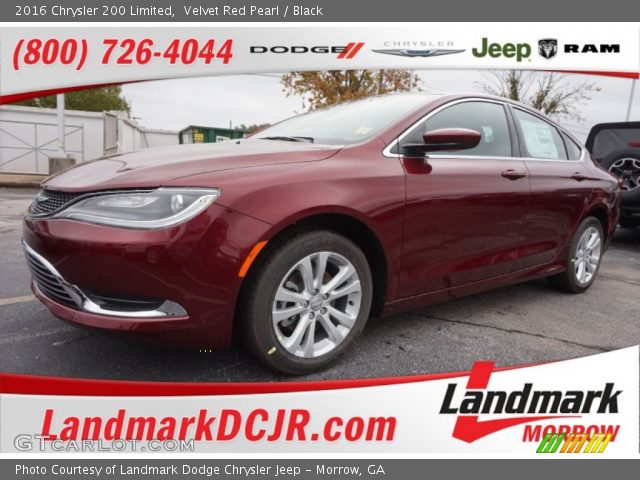 2016 Chrysler 200 Limited in Velvet Red Pearl