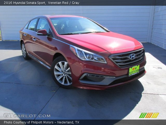 2016 Hyundai Sonata Sport in Venetian Red