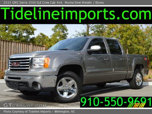 2013 GMC Sierra 1500 SLE Crew Cab 4x4 in Mocha Steel Metallic