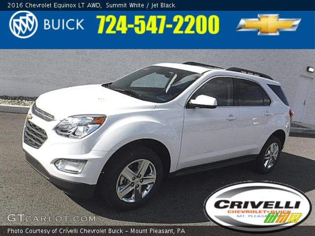2016 Chevrolet Equinox LT AWD in Summit White