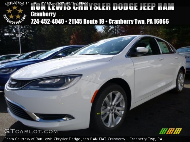 2016 Chrysler 200 Limited in Bright White