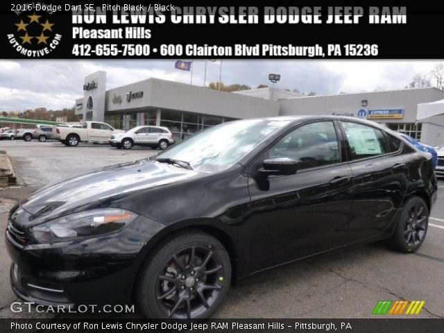 2016 Dodge Dart SE in Pitch Black