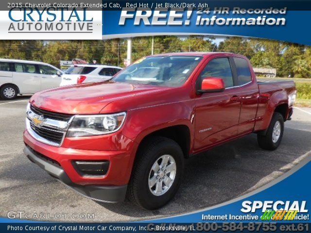 2015 Chevrolet Colorado Extended Cab in Red Hot