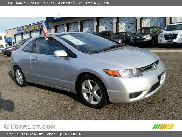 2008 Honda Civic EX-L Coupe in Alabaster Silver Metallic