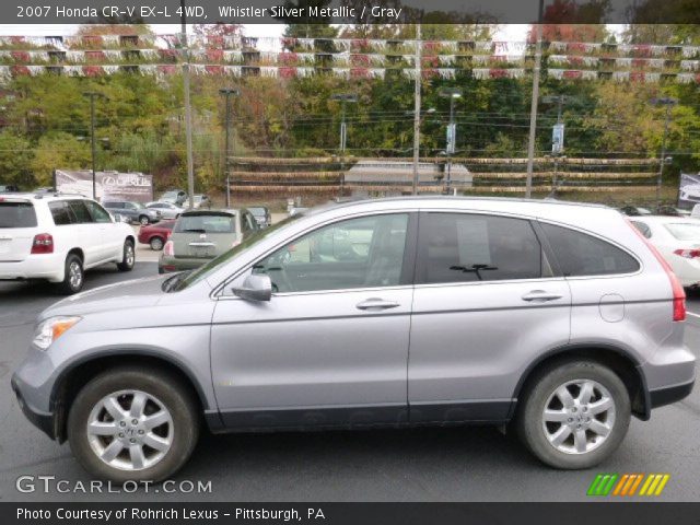 2007 Honda CR-V EX-L 4WD in Whistler Silver Metallic