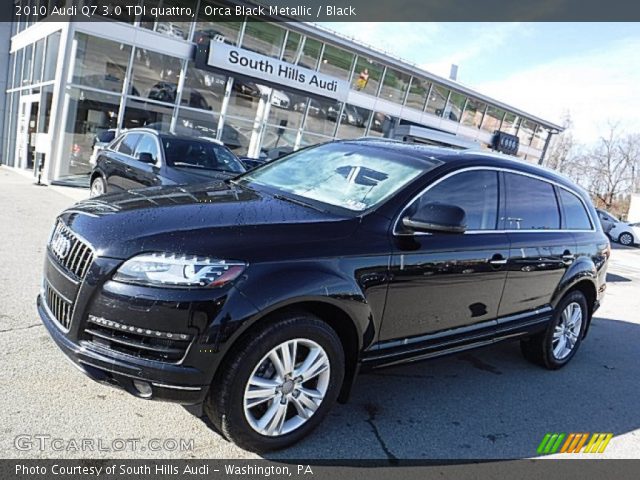 2010 Audi Q7 3.0 TDI quattro in Orca Black Metallic
