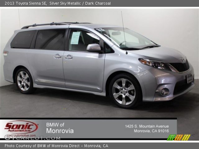 2013 Toyota Sienna SE in Silver Sky Metallic