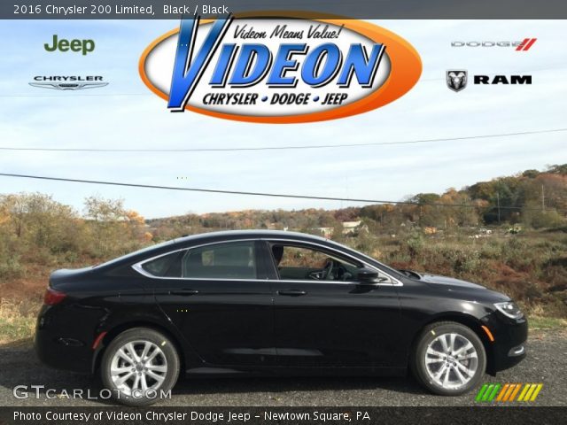 2016 Chrysler 200 Limited in Black