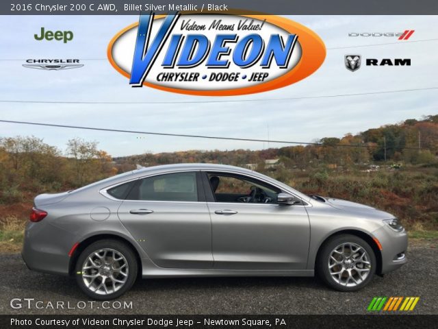 2016 Chrysler 200 C AWD in Billet Silver Metallic