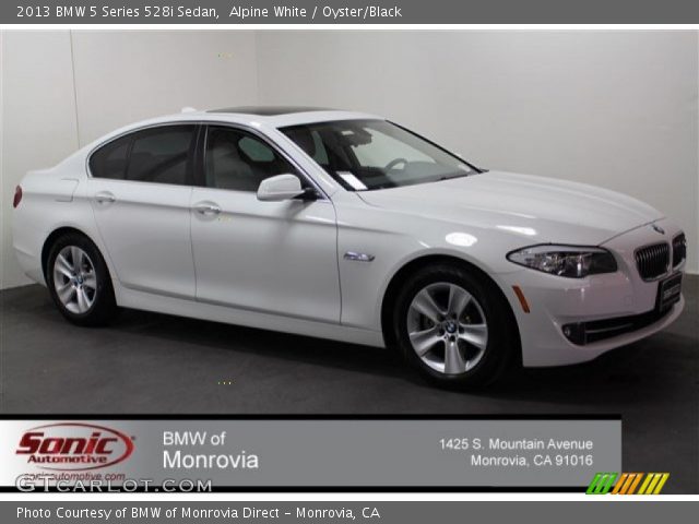 2013 BMW 5 Series 528i Sedan in Alpine White