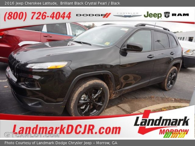 2016 Jeep Cherokee Latitude in Brilliant Black Crystal Pearl
