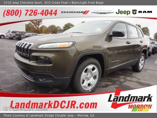 2016 Jeep Cherokee Sport in ECO Green Pearl