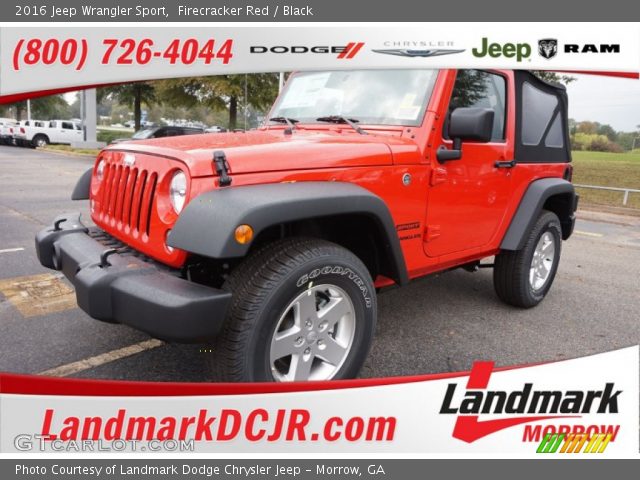 2016 Jeep Wrangler Sport in Firecracker Red