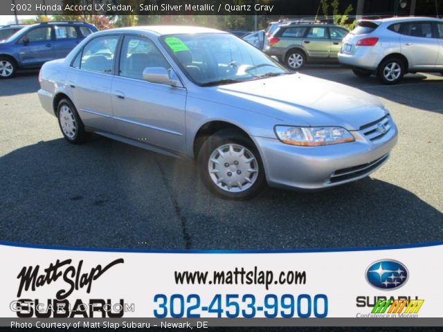 2002 Honda Accord LX Sedan in Satin Silver Metallic