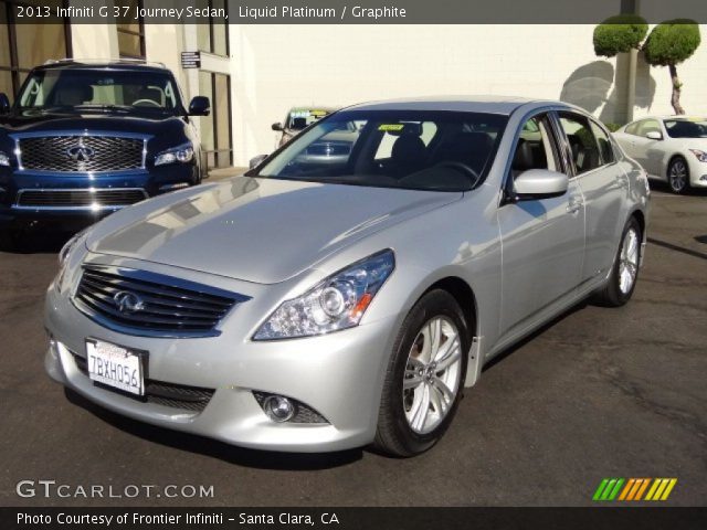 2013 Infiniti G 37 Journey Sedan in Liquid Platinum