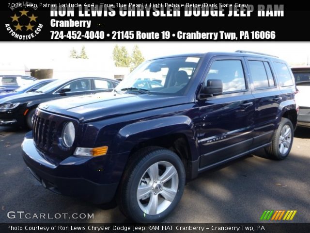 2016 Jeep Patriot Latitude 4x4 in True Blue Pearl