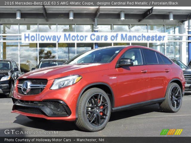 2016 Mercedes-Benz GLE 63 S AMG 4Matic Coupe in designo Cardinal Red Metallic