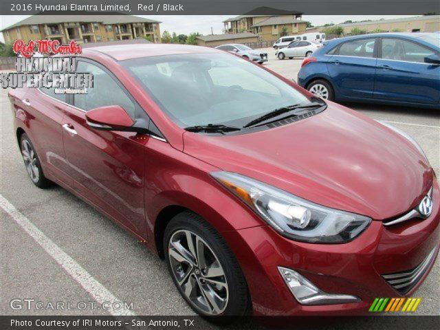 2016 Hyundai Elantra Limited in Red